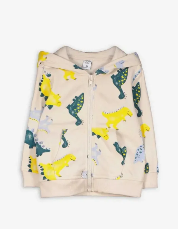 Sweatjacke - beige