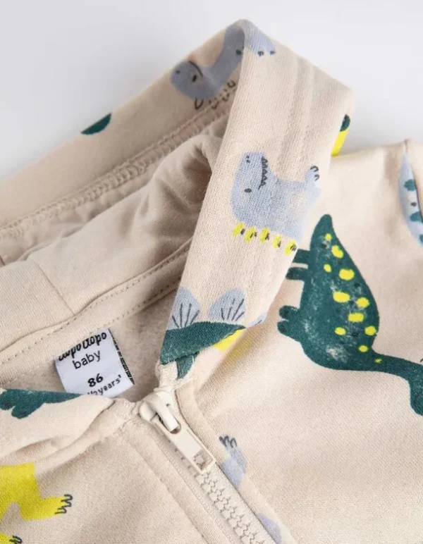 Sweatjacke - beige