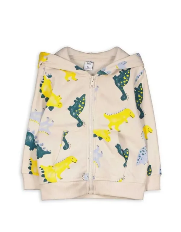 Sweatjacke - beige