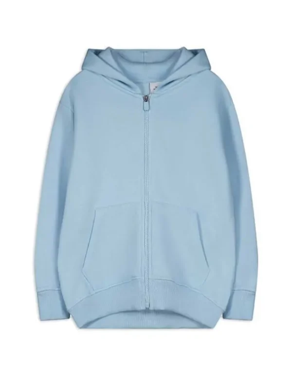 Sweatjacke - Kapuze - blau