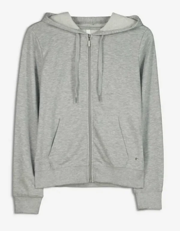 Sweatjacke - Kapuze mit Tunnelzug