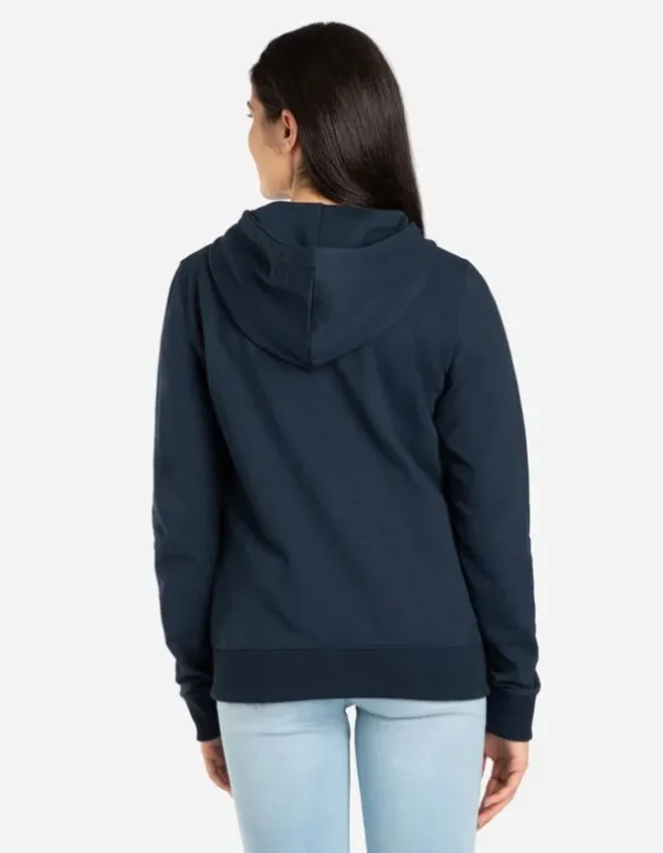Sweatjacke - Kapuze mit Tunnelzug - dunkelblau