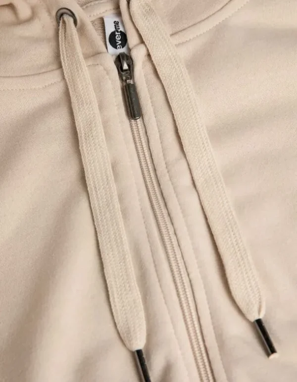 Sweatjacke - Kapuze mit Tunnelzug