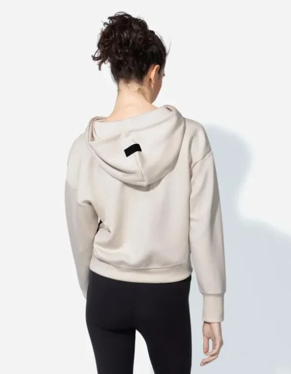 Sweatjacke - Modal-Anteil - beige
