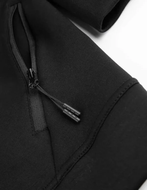 Sweatjacke - Modal-Anteil - schwarz