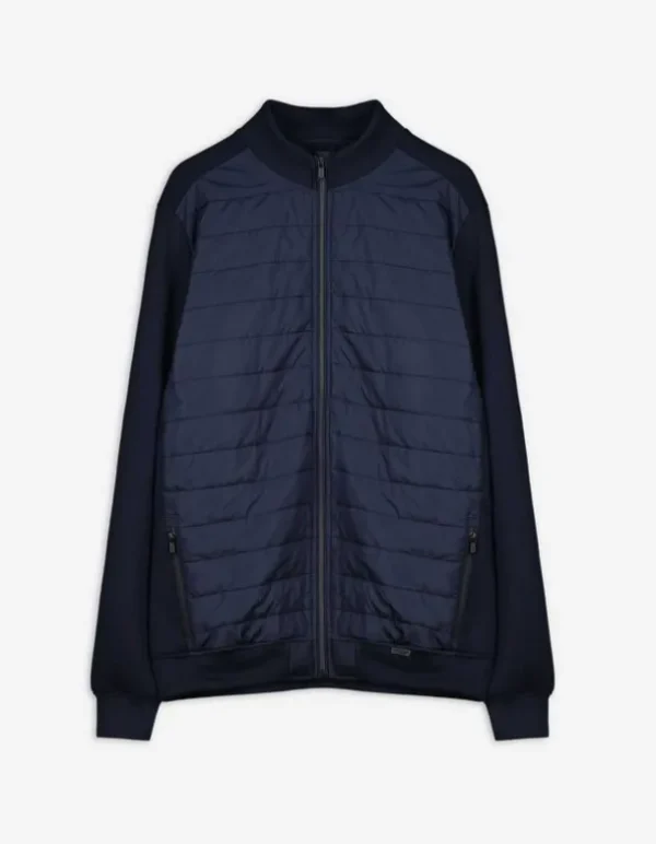 Sweatjacke - Regular Fit - dunkelblau
