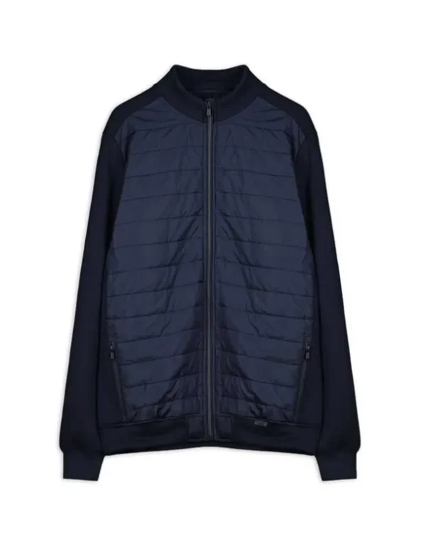 Sweatjacke - Regular Fit - dunkelblau