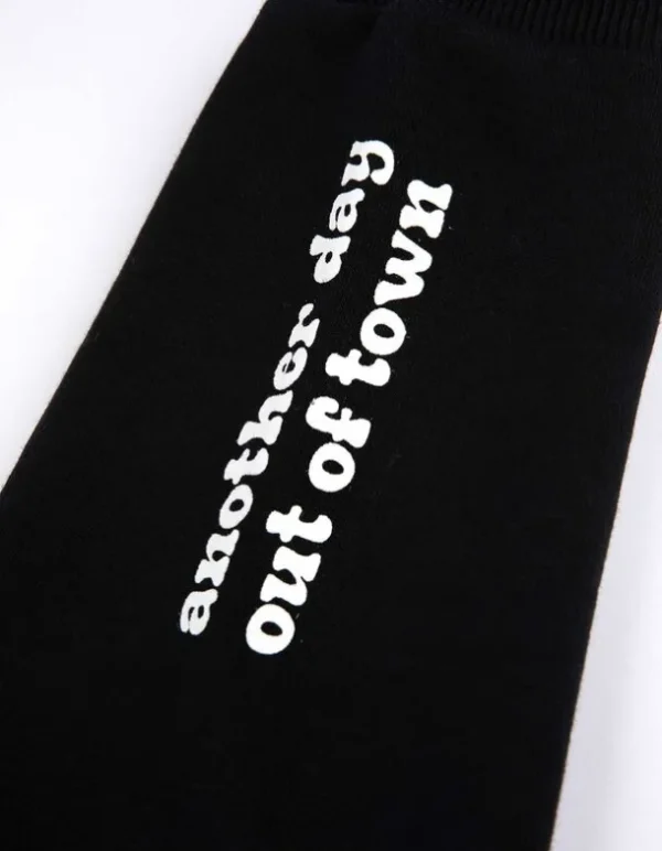 Sweatjacke - Rückenprint - schwarz