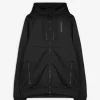 Sweatjacke - Wattierung - schwarz