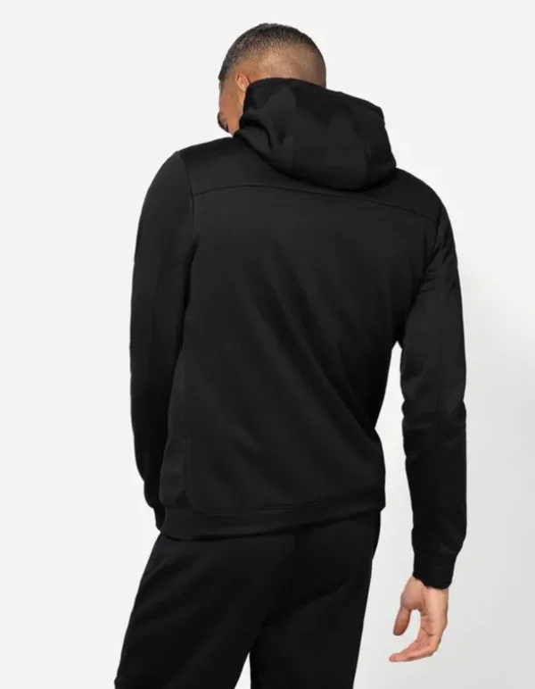 Sweatjacke - Wattierung - schwarz