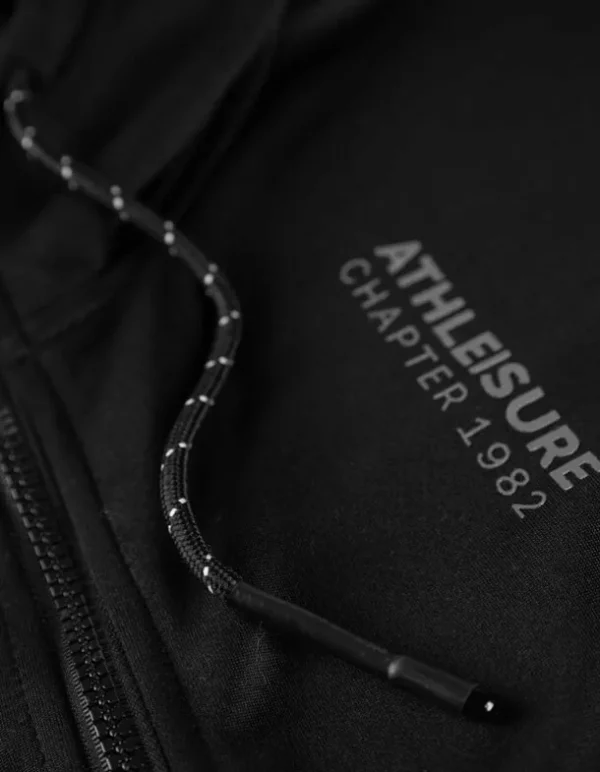 Sweatjacke - Wattierung - schwarz