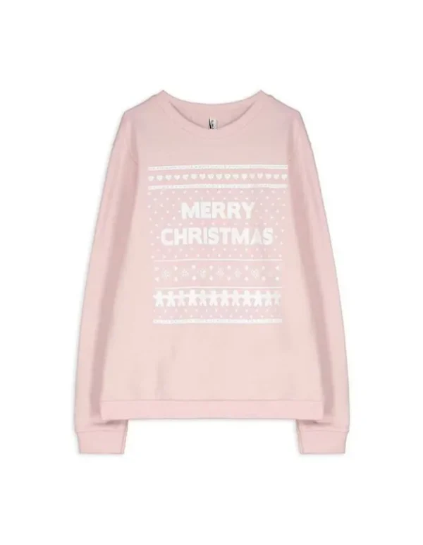 Sweatshirt - Christmas - rosa