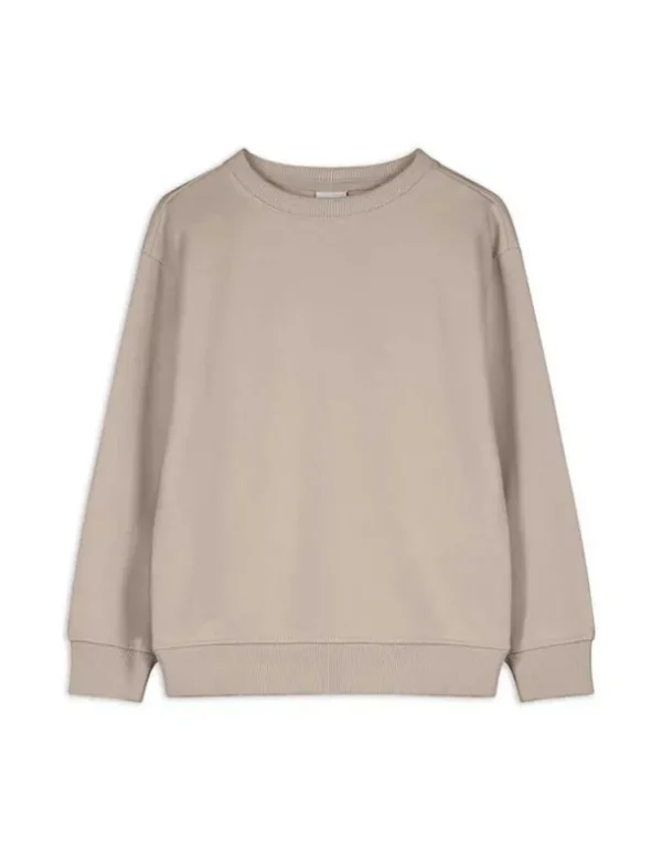 Sweatshirt - einfarbig - beige