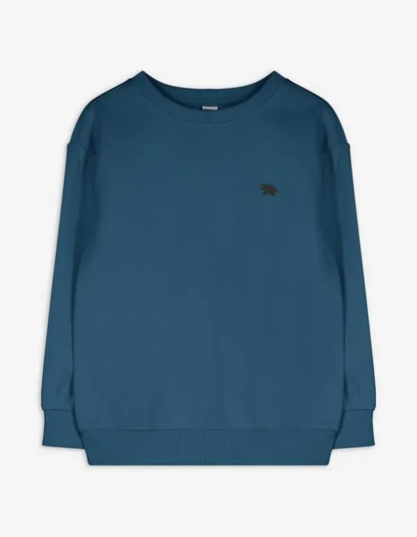 Sweatshirt - einfarbig - dunkelblau