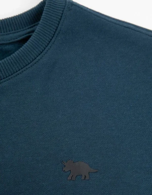 Sweatshirt - einfarbig - dunkelblau