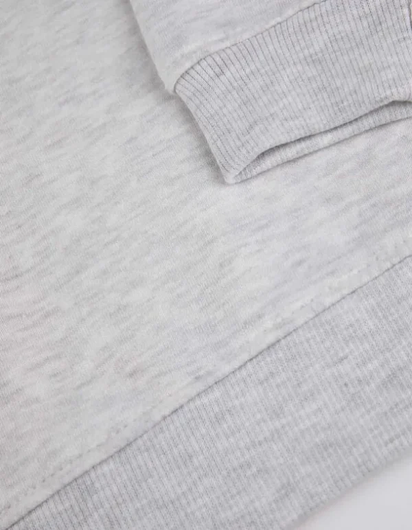Sweatshirt - einfarbig - hellgrau