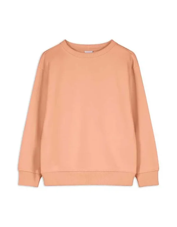 Sweatshirt - einfarbig - orange