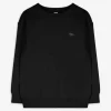 Sweatshirt - einfarbig - schwarz