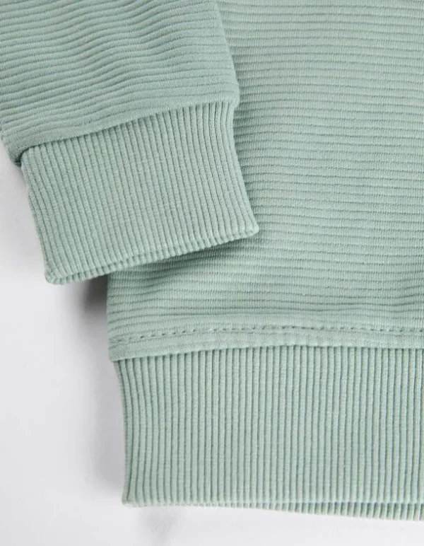 Sweatshirt - Frontprint - hellgrün