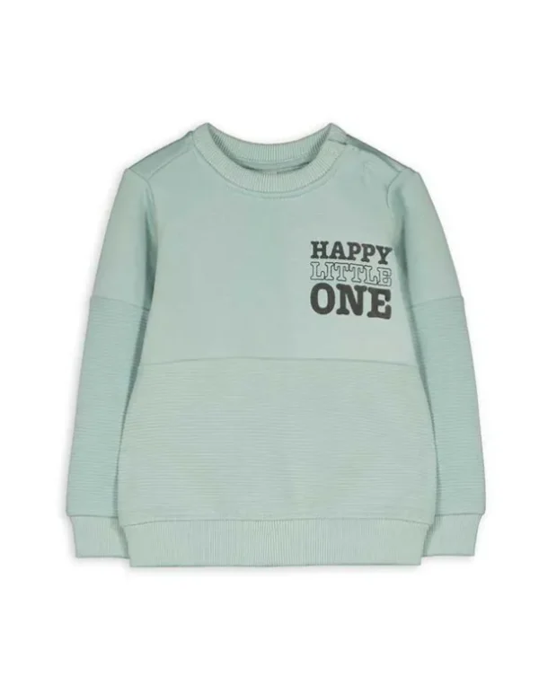 Sweatshirt - Frontprint - hellgrün