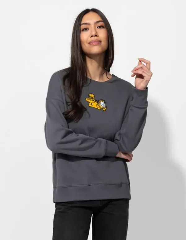 Sweatshirt - Garfield - dunkelgrau