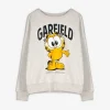 Sweatshirt - Garfield - hellgrau