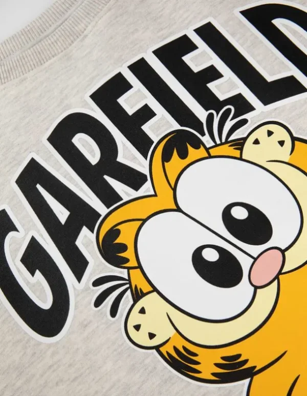 Sweatshirt - Garfield - hellgrau