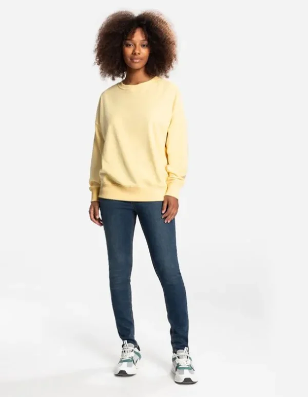 Sweatshirt - hellgelb