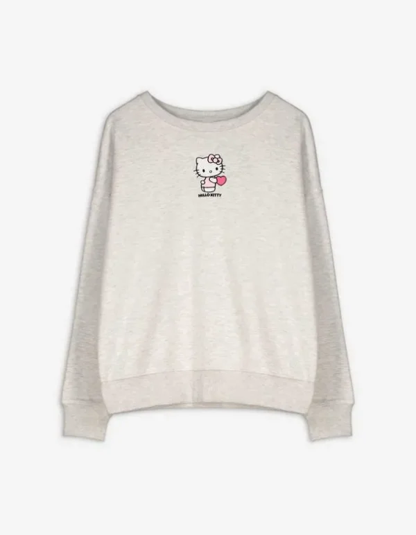 Sweatshirt - Hello Kitty - hellgrau