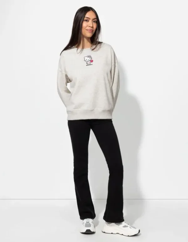 Sweatshirt - Hello Kitty - hellgrau