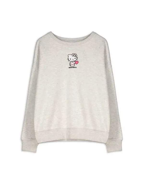 Sweatshirt - Hello Kitty - hellgrau