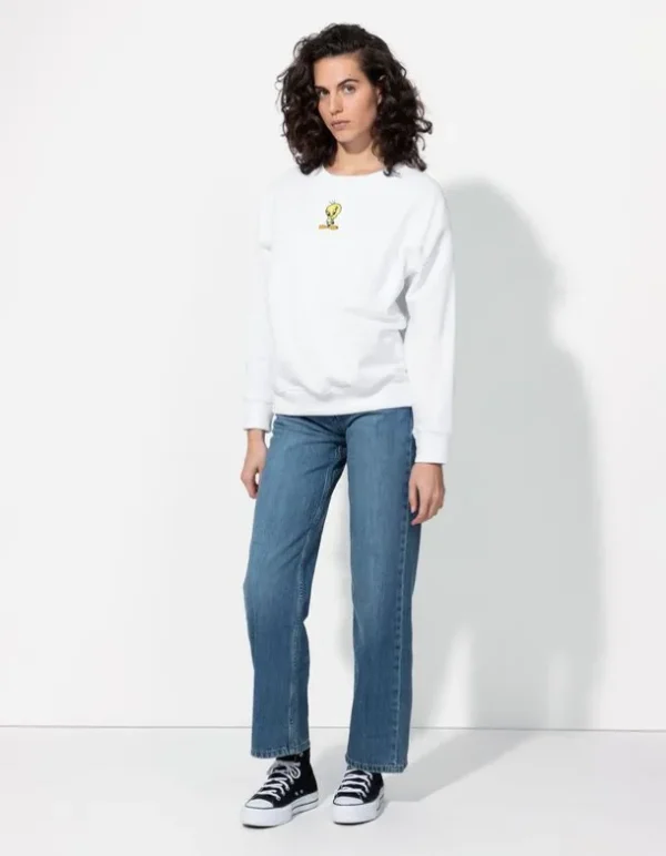 Sweatshirt - Looney Tunes - weiß