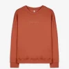 Sweatshirt - Messageprint - braun