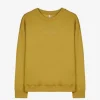 Sweatshirt - Messageprint - grün
