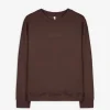 Sweatshirt - Messageprint - braun
