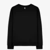 Sweatshirt - Messageprint - schwarz
