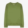 Sweatshirt - Messageprint - grün