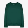 Sweatshirt - Messageprint - grün
