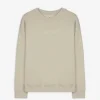 Sweatshirt - Messageprint - grün