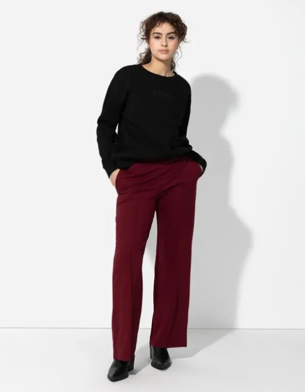 Sweatshirt - Messageprint - schwarz