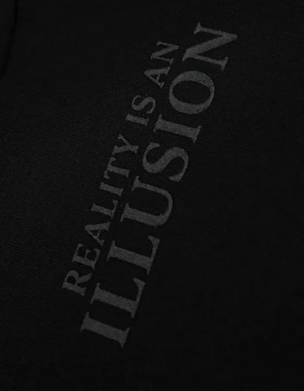 Sweatshirt - Messageprint - schwarz