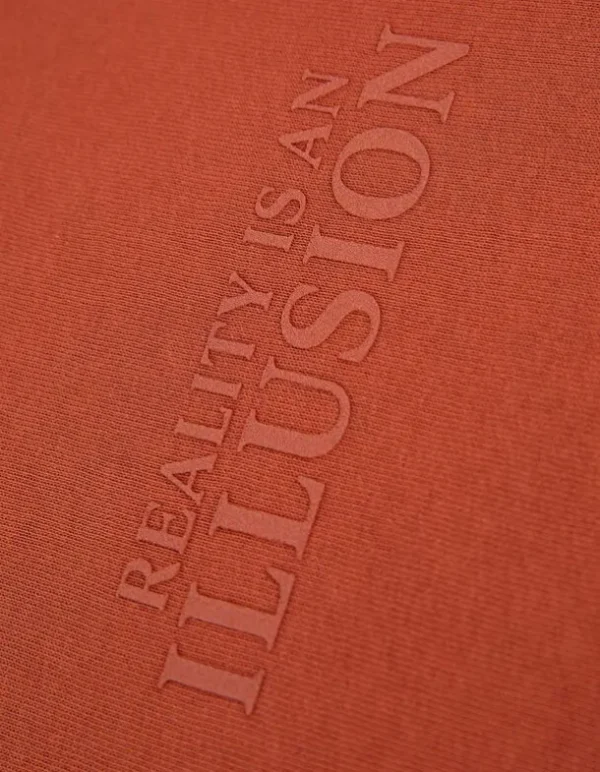 Sweatshirt - Messageprint - braun