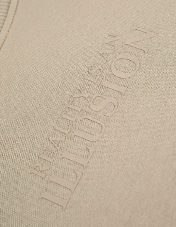 Sweatshirt - Messageprint - grün