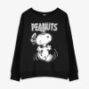 Sweatshirt - Peanuts - schwarz