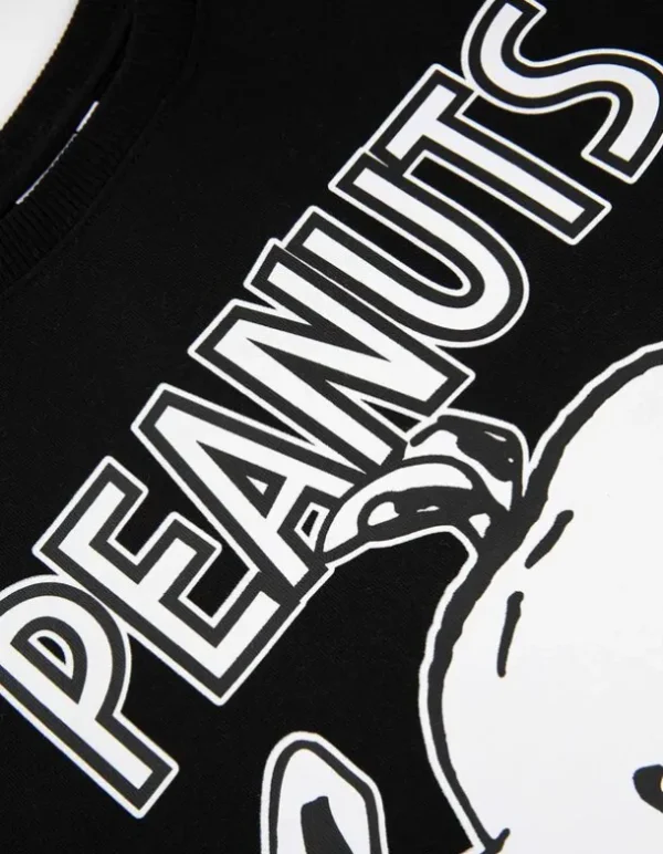 Sweatshirt - Peanuts - schwarz
