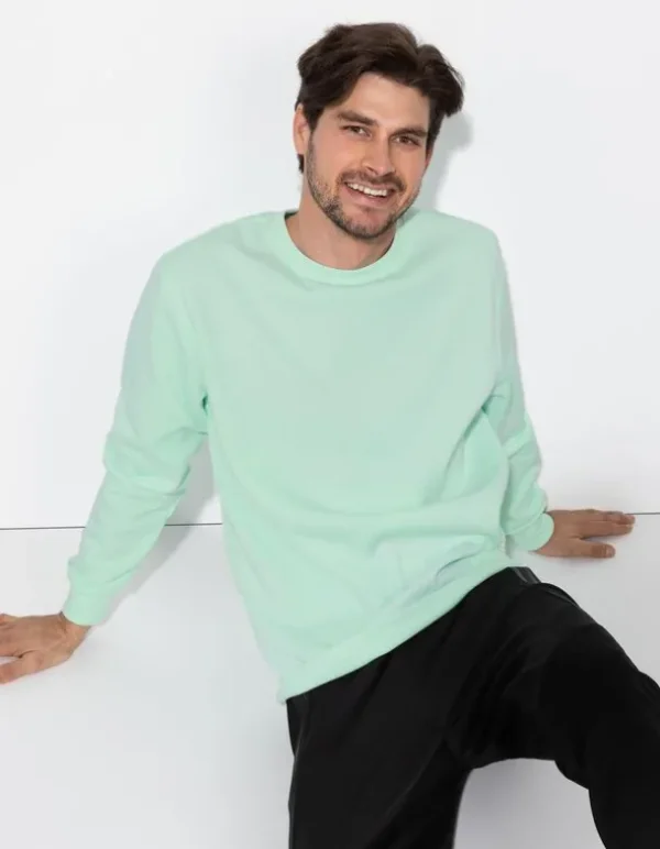 Sweatshirt - Regular Fit - türkis