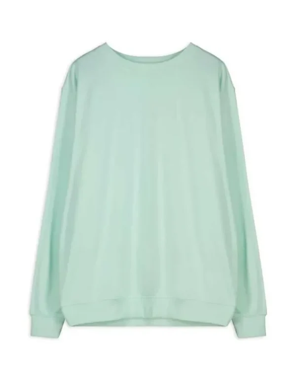 Sweatshirt - Regular Fit - türkis