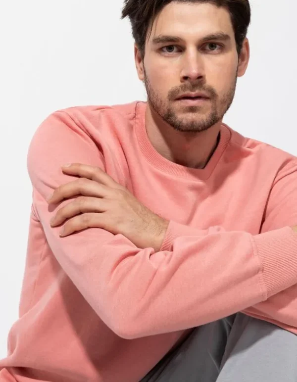 Sweatshirt - Relax Fit - rosa