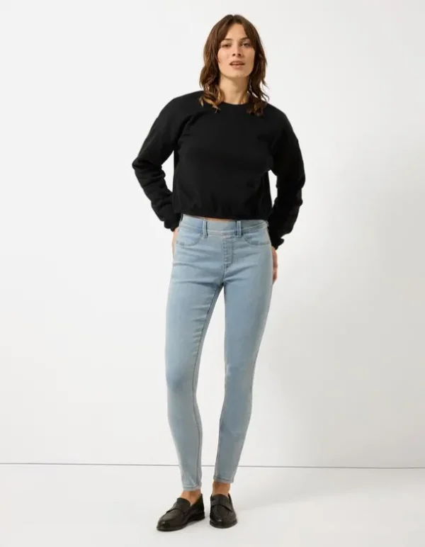 Sweatshirt - Rundhals-Ausschnitt - schwarz