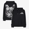 Sweatshirt - Rückenprint - schwarz